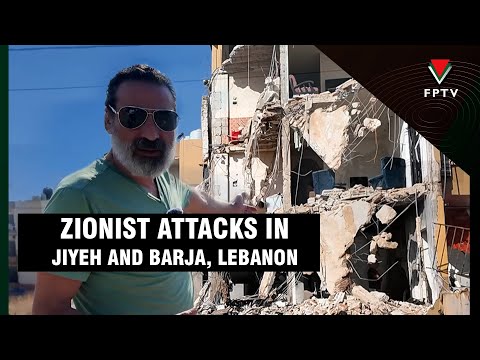 Zionist Attacks on Jiyeh and Barja, Lebanon.