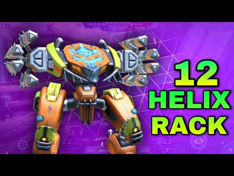 Helix Rack 12 - Unlocked and Maxed 🥵 || Mech Arena
