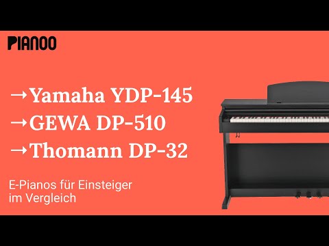 Shootout! Entry-level E-Pianos: Yamaha YDP-145 vs. GEWA DP-510 vs. Thomann DP-32