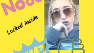 My mom locked me in the car for hours