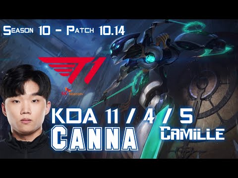 T1 Canna CAMILLE vs VOLIBEAR Top - Patch 10.14 KR Ranked