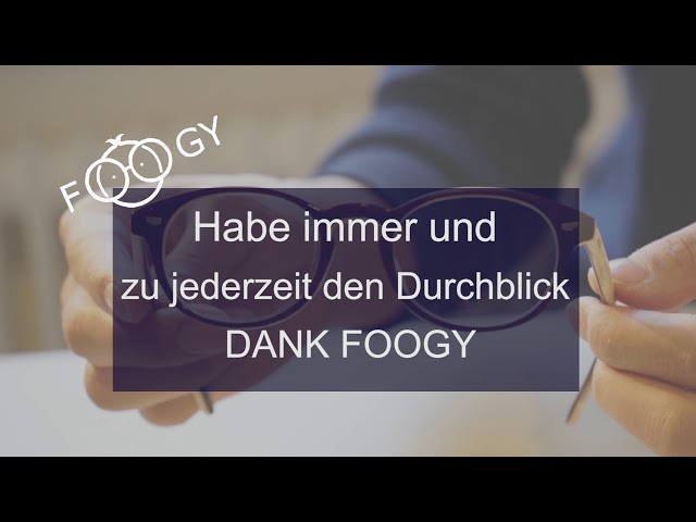 Video Teaser für FOOGY Mikrofaser Antibeschlags Reinigungstuch