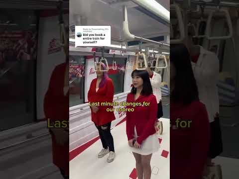 #BTS - how we pulled off having an entire MRT train to film our #micappella #NDP2023 content 🤭