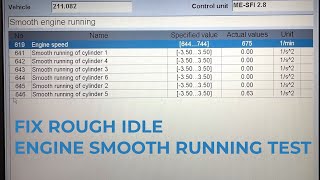 Diagnosing Rough Idle - SOLVED - Bad Coil Pack - Engine Smooth Running Test