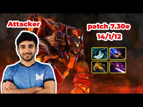 Attacker Guts Earthshaker Mid - DOTA 2 7.30e - MMR rank - Dota2 Gameplay [Learn To PRO dota2]