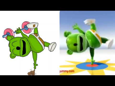 Eu Sou O Gummy Bear - Gummy Bear Song funny drawing meme 🤣 Thanks for watching
