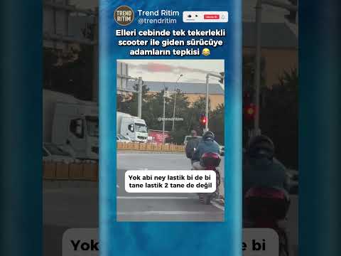 Tek Tekerlekli Scooter Görünce Şaşkına Dönen Adam 🤣😂