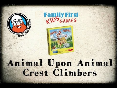 Bearded Meeple reviews Animal Upon Animal: Crest Climbers