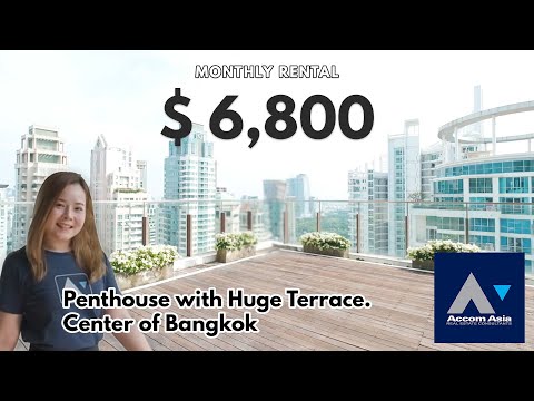 COBERTURA TOURING COM ENORME TERRAÇO NO PLOENCHIT BANGKOK 2023