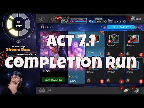 Act 7 (Book 2, Chapter 1) Completion Run  l  Marvel Contest Of Champions
