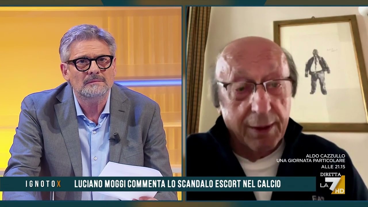 Inchiesta calciatori ed escort, il commento di Luciano Moggi: “Esiste da sempre, non mi ...