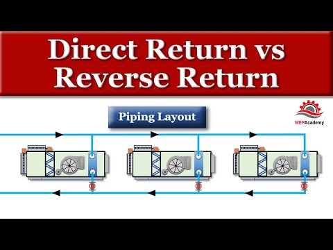 Direct Return vs Reverse Return Piping