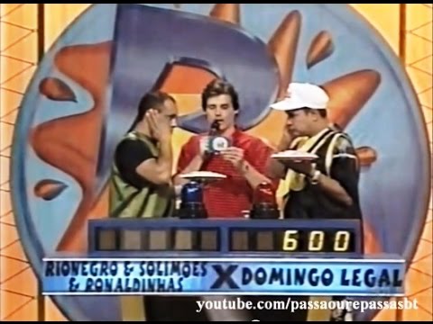 Passa ou Repassa (1999) - Rio Negro e Solimões e As Ronaldinhas x Domingo Legal