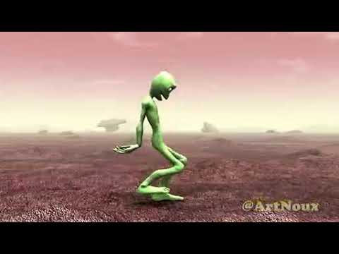 Alien vert qui danse 🤣