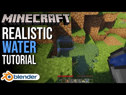 How to Make Realistic Water in Minecraft | Blender VFX Tutorial