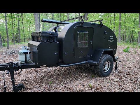 Cedar Ridge Campers Vega  XT 2.0  off-road teardrop trailer walk-around video