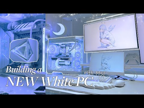 컴린이의 화이트 PC 첫 조립기 🩵 | MSI 화이트 PC 빌드 | MSI MPG B850 EDGE TI WIFI, Ryzen9950X, RTX 5080