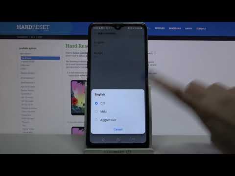 How to Use Auto Text Correction in LG K50S – Text Correction Options