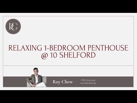 10 Shelford, 10 Shelford Road, 1 Bedroom, 797 sqft, Apartment For Sale, by Roy Chew, 20134724 - PropertyGuru.com.sg