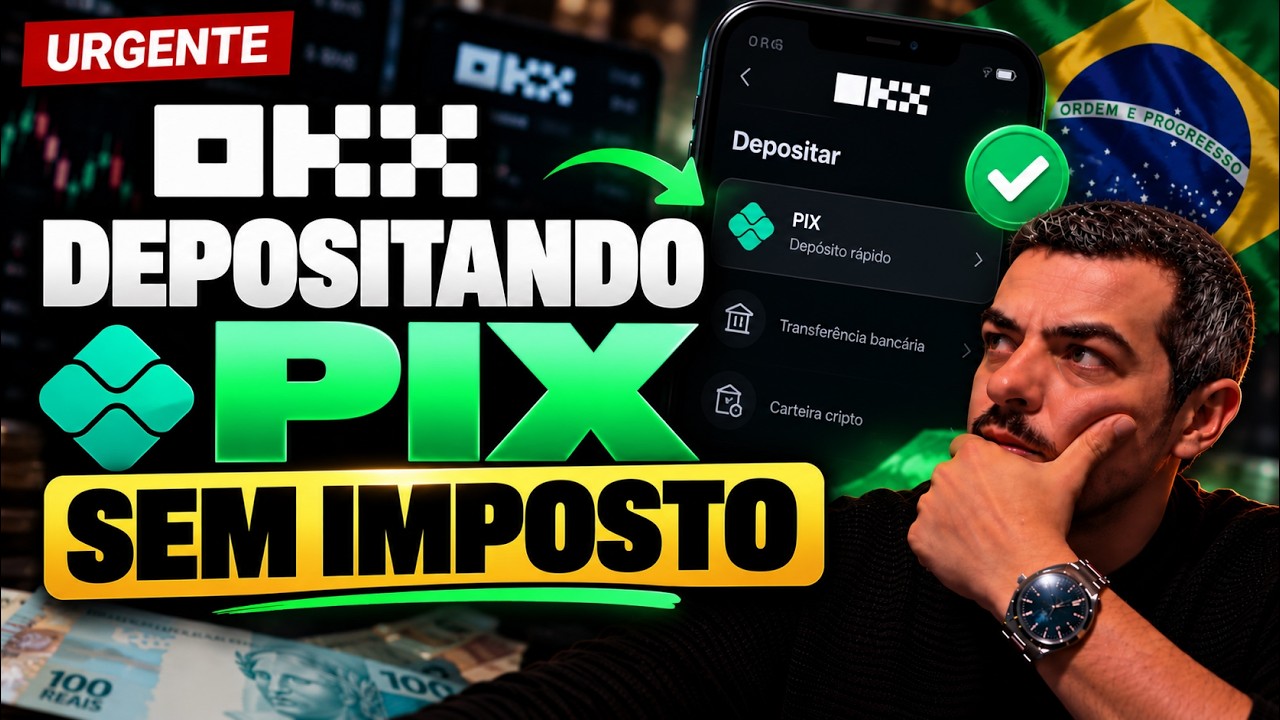 OKX - Deposito no PIX Sem IMPOSTO - VEJA COMO FUNCIONA!