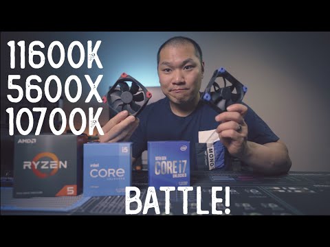 11600K vs. 5600X vs. 10700K - Mid Range CPU Battle!