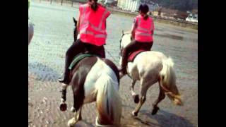 preview picture of video 'Beach riding in Ramsey, Isle of Man'