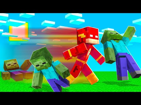 DIVENTO FLASH E GIOCO A MINECRAFT COME UN SUPEREROE!