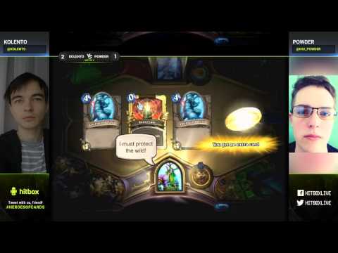 Kolento vs Powder & Rdu vs EkOp - Heroes of Cards 3 - Hearthstone