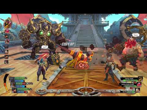 Battle Chasers: Nightwar - NG+ High Captain Blothe airship fight - NO pre battle buffs