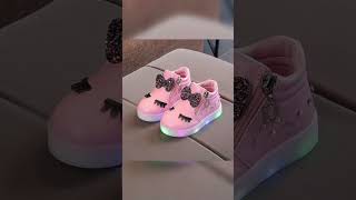 Trending Kids led light shoes #latest shoes baby boys#Viral colour changing shoes#short light shoe