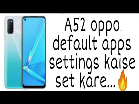 How to set default apps in A52 oppo mobile.default browser ,call ,video , music app 🔥