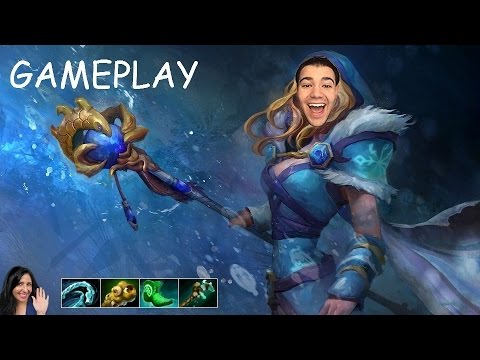 Dota 2 Crystal Maiden Ranked Gameplay Commentary