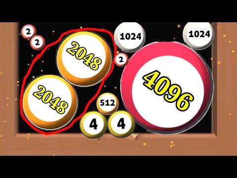 Surround and merge / 2048 merge ball 3d highest score 1024, 2048, 4096 draw to merge