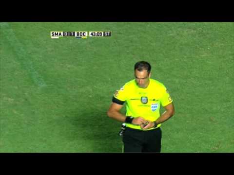 Expulsado Capelli. San Martín SJ 0 - Boca 1. Fecha 3. Primera División 2015.