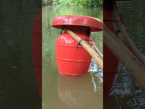Unbelievable Pot Fishing Trapping System, Village Unique Style Fish Trap#fishing#fish