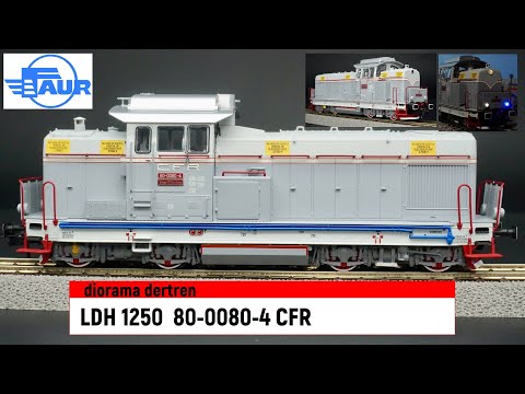 Locomotiva diesel hidraulica tip LDH 1250,  seria 80 0080 4, CFR