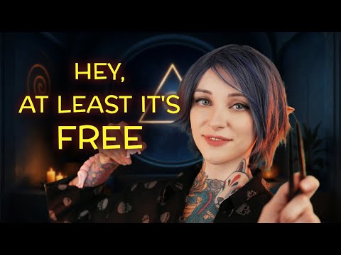 Suspicious Energy Healer ASMR // face touching, aura cleansing, slightly trippy