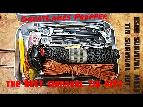 Best Survival Tin Kit//Esee Survival Mess Tin homemade kit