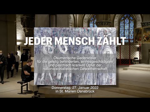 Gedenkgottesdienst - Jeder Mensch zählt - 27.01.2022 - St. Marien Osnabrück