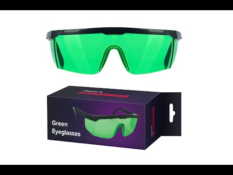 Очки лазерные Ermenrich Verk GG30, зеленые