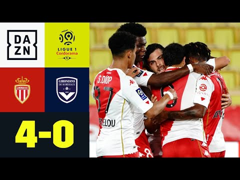 Knoten geplatzt! Kevin Volland trifft doppelt: AS Monaco - Girondins Bordeaux 4:0 | Ligue 1 | DAZN