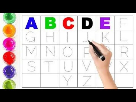 a for apple b for ball Alphabet learning. phonics songs||