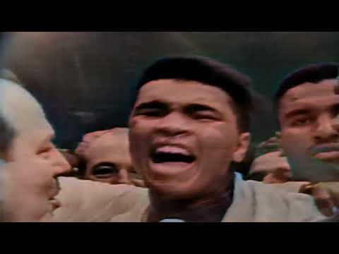 "I Shook up the World!" - COLOR Muhammad Ali Post-Fight Interview after beating Sonny Liston 1964