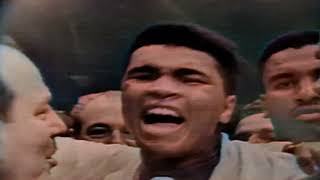 &quot;I Shook up the World!&quot; - COLOR Muhammad Ali Post-Fight Interview after beating Sonny Liston 1964