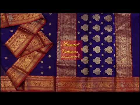 Chendari kathan silk saree