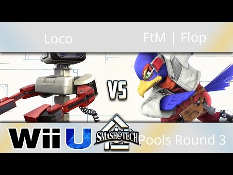Smash@Tech 3/18/17 - Loco (Megaman) vs FtM | Flop (Bayonetta) - Smash 4 Pools Round 3