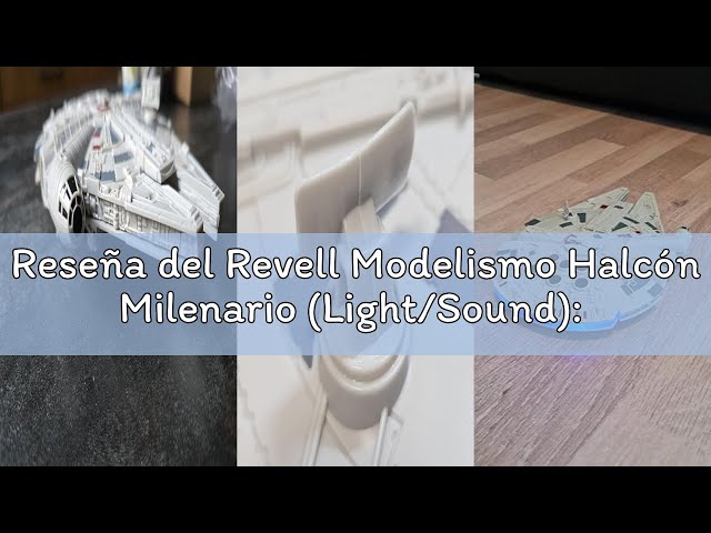 Vídeo relacionado con Revell Modelismo Halcón Milenario (Light/Sound): Build & Play