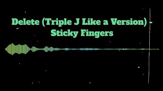 Sticky Fingers Delete Karaoke
