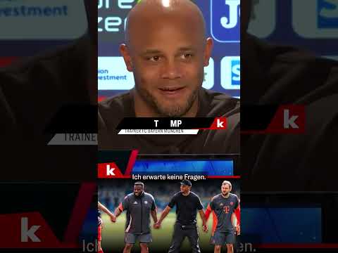 Video Thumbnail: Die kürzeste PK der Geschichte? Kompany: "Prost" #shorts
