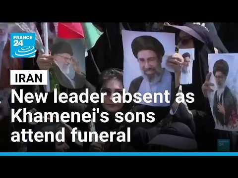 Khamenei's sons attend funeral without Iran's new leader
